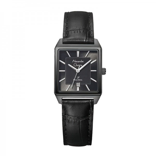 Alexandre Christie AC 1038 Full Black Lady Leather LDLIPDG